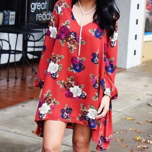 Fall Floral dress/tunic